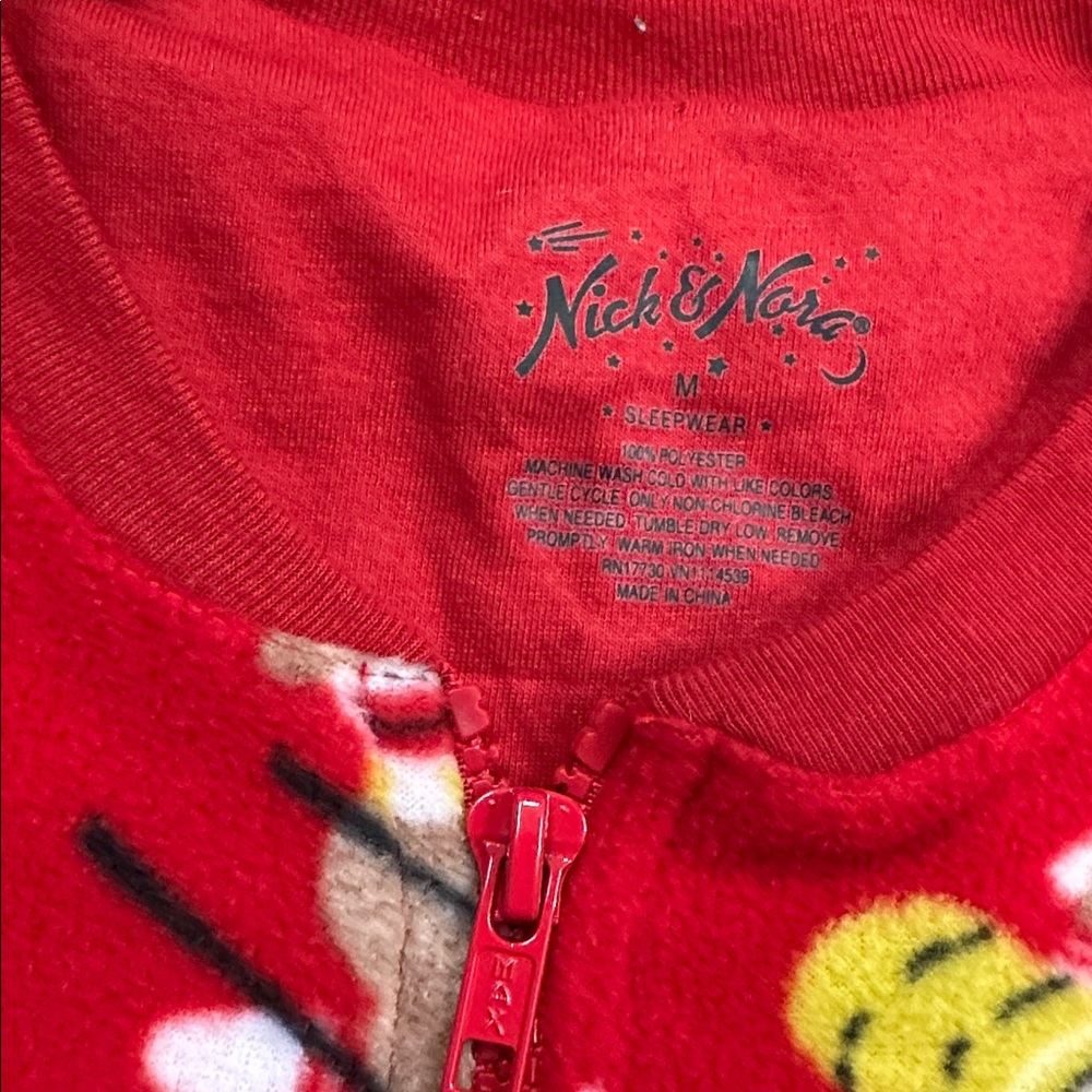 Nick & Nora Fleece Onesie - Picture 2 of 3